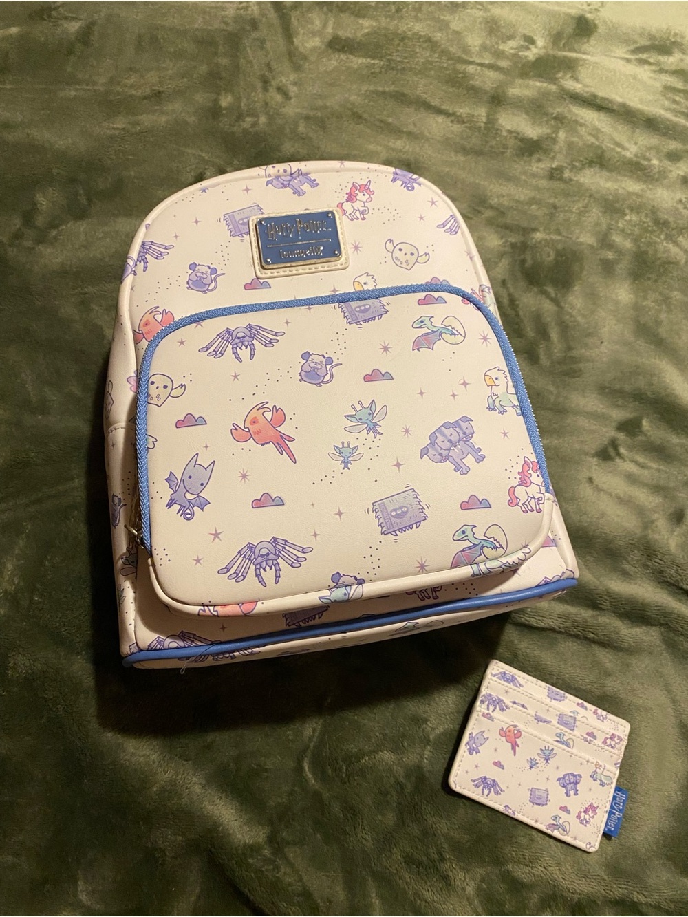 Loungefly Harry Potter Chibi Magical Creatures Mini Backpack and Cardholder